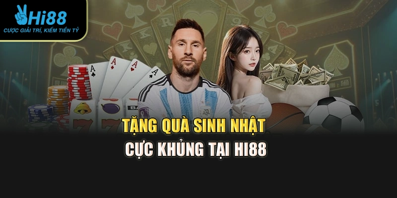 Tặng quà sinh nhật cực khủng tại Hi88